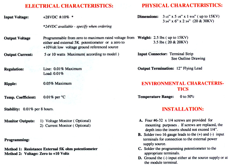 series RC spec small